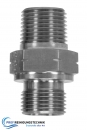 Doppelnippel aus Edelstahl AGR BSP : AGN NPT